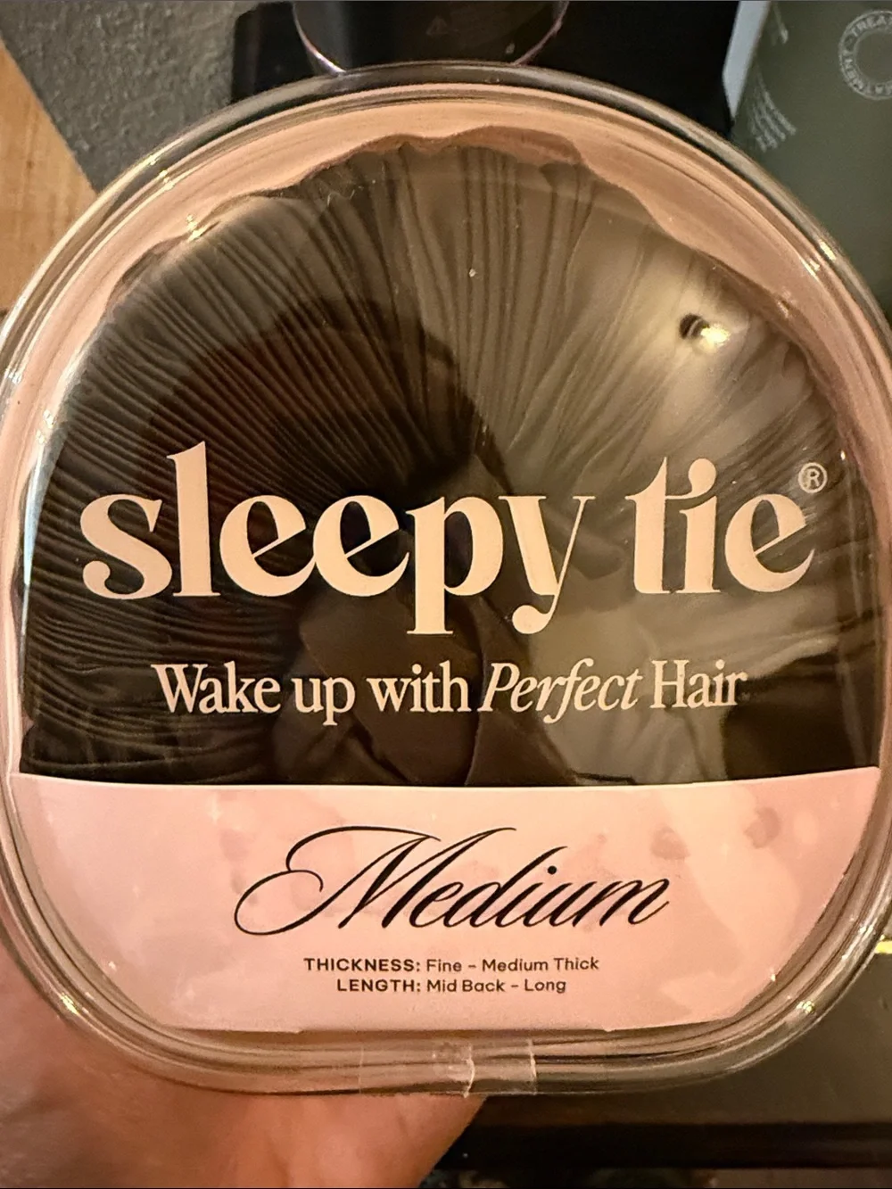 Sleepy Tie Medium Espresso Satin